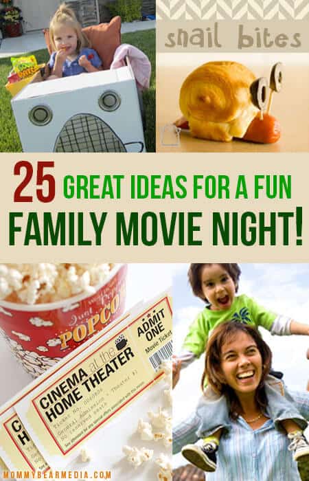 25 Great Ideas For A Fun, Frugal Family Movie Night!