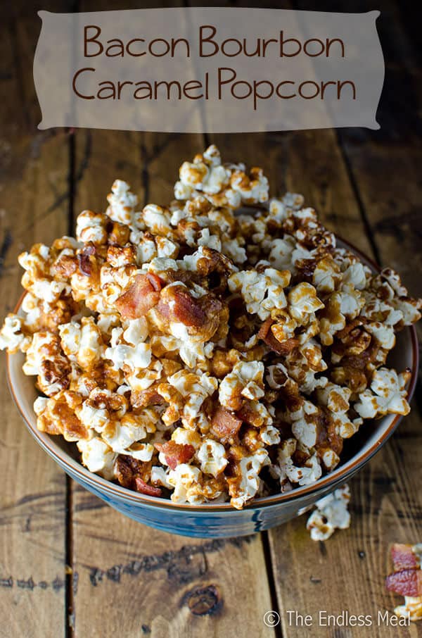 Bacon Bourbon Caramel Popcorn Recipe