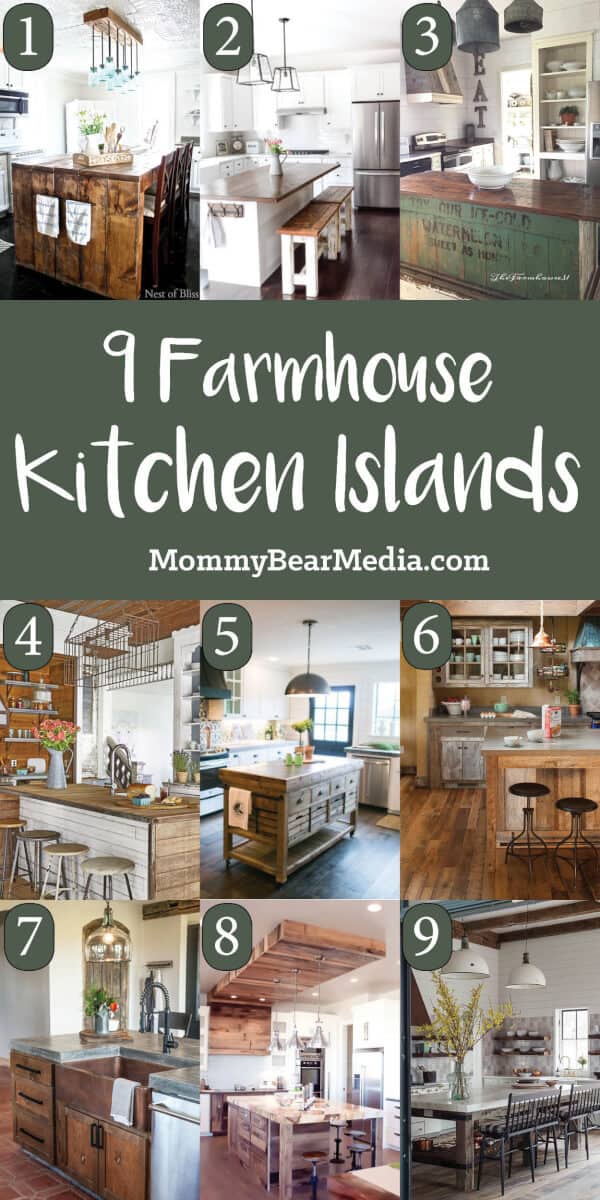 Farmhouse Kitchen Island Ideas, Cottage Kitchen Island Ideas