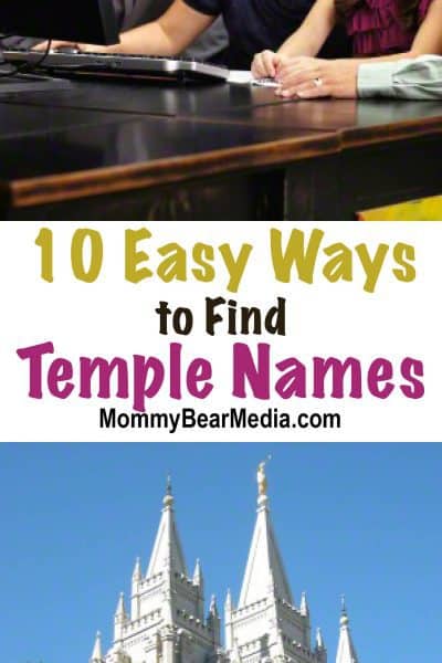 10 Easy Ways to Find Temple Names